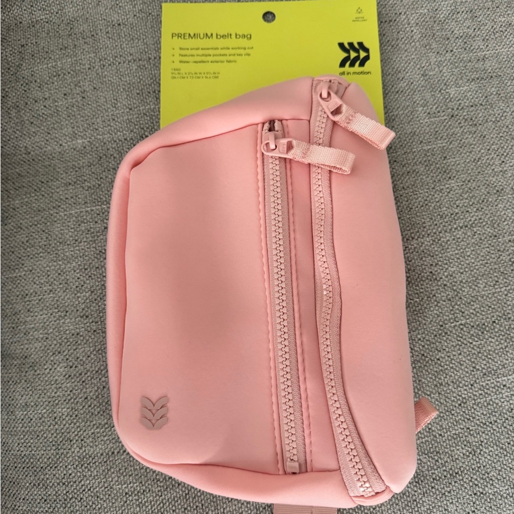 New All in Motion Pink Premium Belt Bag